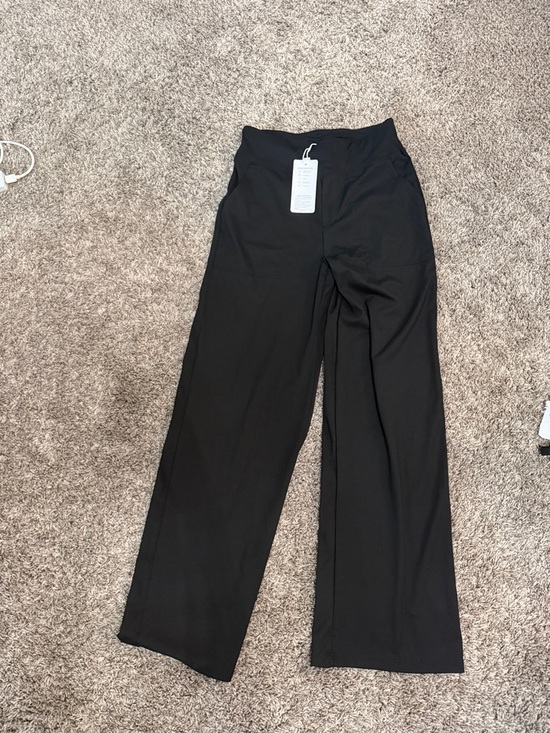 Love Pants - Love Black Wide-Leg Track Pants